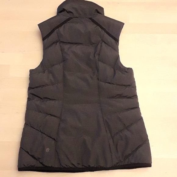 Like New Champion C9 High Collar Dark Grey Puffer Vest - Picture 7 of 13